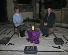 Celia Dunne and the Revd Garth Bunting, co-ordinators, pictured at the Advent Prayer Labyrinth in Christ Church Cathedral. Further information on the labyrinth is available here: https://dublin.anglican.org/news/events/2010/10/advent_preparation_quiet_day_christ_church_cathedral.php