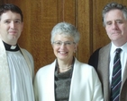Pictured following her recent address in Trinity College Chapel is Senator Katherine Zappone (centre) with the TCD Dean of Residence, the Revd Darren McCallig (left) and Senator Sean Barrett (right). Senator Zappone was speaking as part of the Chaplaincy’s ‘Questioning Faith’ series of Sunday morning addresses.