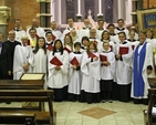 Clergy & choir following the Patronal Eucharist at All Saints’ Church, Grangegorman.