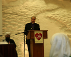 Archbishop Michael Jackson addresses the Al–Mustafa Peace Conference in the Crowne Plaza Hotel in Blanchardstown