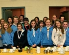 The catering corps – Stillorgan Girl Guides were hard at work in the kitchen to ensure everyone was well looked after in the parish hall following the service marking the 300th year of St Brigid’s Parish Church in Stillorgan. 