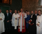 Pictured at the Institution of the Revd Canon John McCullagh as Rector of Rathdrum and Derralossary with Glenealy are (left to right), the Archdeacon of Glendalough, the Venerable Edgar Swann, Stuart Condell (Churchwarden, Laragh), David Lawson (Churchwarden, Rathdrum), Canon McCullagh, David Delamere (Churchwarden, Laragh), the Archbishop of Dublin and Bishop of Glendalough, the Most Revd Dr John Neill, Helen Binion (Churchwarden, Rathdrum), Meryl Green (Churchwarden, Glenealy), the Deputy Diocesan and Provincial Registrar, the Revd Robert Marshall, John Armstrong (Churchwarden, Glenealy) and the Revd Canon Ian Ellis (General Synod Board of Education Northern Ireland) who gave the address.
