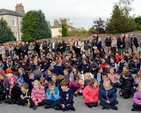 Pupils of St Andrew’s National School, Malahide and their parents, teachers and guests gathered in the school yard to witness the official opening of the new extension to their school this morning, October 11. 