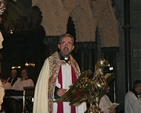 The Very Revd Dermot Dunne pictured speaking at the Irish Cancer Society Ecumenical Service in Christ Church Cathedral.