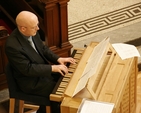 Charles Marshall pictured performing as part of 'The Three Graces' recital at St Ann's, Dawson St.