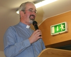 The Revd Cliff Jeffers, Rector of Athy speaking at the blessing and dedication of the new parish centre.