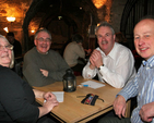 The Coddled Eggs’ are all set for action in the Crypt table quiz in Christ Church Cathedral. The team is made up of Hilary and Ted Ardis and Geoffrey McMaster and Derek Neilson. 