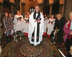 The Very Revd Dermot Dunne and members of Peata with their dogs following the blessing of the dogs at the Christ Church Cathedral
Charity Carol Service in aid of Peata – Providing a Pet Therapy Service to caring institutions in Dublin.