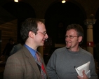 Derek Verso (right) and Peter Barley at a workshop organised by the Royal School of Church Music and the Discovery Gospel Choir on International Church Music in St Georges and St Thomas Church.