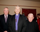 Alan Nairn, Manager, Archbishop Michael Jackson, Revd Bill Heney, Chaplain following the rededication of the Mageough Home Chapel.