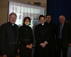 Pictured at the launch of a new website for Taney parish are (left to right) the Revd Canon Des Sinnamon, Rector, Alanna Carter, Hon Treasurer of the Select Vestry, the Revd Niall Sloane, the Revd Stephen Farrell (Curates) and Dudley Dolan, Hon Sec of Select Vestry. The new website is visible at http://www.taneyparish.ie