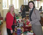 Anne Maguire and the Revd Anne–Marie O’Farrell at the recent Sandford Parish Christmas Bazaar.
