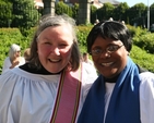 The Revd Martha Waller shortly after her ordination to the diaconate with Stella Obe, a Lay reader and friend. 