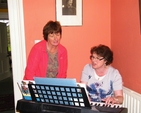 Linda Stanley & Gladys Neill at the Castledermot BBQ and afternoon tea event.