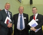 Glascott Symes, King’s Hospital, Alan Mulligan, Christ Church, Bray, and Dr Ken Fennelly, Councils at Synod