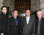 Pictured are the new Chaplaincy team in Trinity College Dublin, (left to right), the Revd Darren McCallig, Church of Ireland Chaplain, the Revd Julian Hamilton (Methodist-Presbyterian), Fr Peter Sexton and Fr Paddy Gleeson (both Roman Catholic).