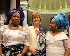 Chika Ulogwara  and Esther Nwanyichukwu Mekemam (Treasurer) with Dublin and Glendalough Diocesan Mothers’ Union President, Joy Gordon at the inauguration of Discovery Mothers’ Union in St George and St Thomas’ Church in Dublin.  