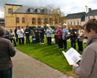 A good crowd turned out to take part in the ecumenical service in Arklow on Good Friday. 