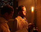 The Dean of Christ Church Cathedral, the Very Revd Dermot Dunne at the Candlemass Procession in the Cathedral. Also pictured (foreground) is the Revd Canon Mark Gardner, Canon Pastor of the Cathedral.