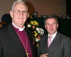Archbishop Neill and Scott Hayes, Diocesan Secretary, pictured at the 2010 Diocesan Synods of Dublin and Glendalough. Photo: Janet Maxwell