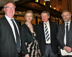 The president of the Association of Schools’ Unions, Valerie Twoney, with the organisers of the 63rd Annual Ecumenical Service of Thanksgiving for the Gift of Sport, Brian Winckworth, Robert Crole and Eric Rankin. 