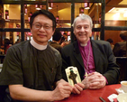 Archbishop Michael Jackson meets the Revd Dr Thomas Pang, Director of the Religious Education Resource Centre in Hong Kong. Dr Jackson discussed matters of mutual interest and concern with regard to the affinities between Irish and Chinese Christian education.