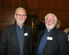 The Revd Canon Ben Neill, Rector of Dalkey and the Revd Canon Neil McEndoo, Rector of Rathmines and Harold's Cross at the Patron's Day for Principals and Chairpersons of Boards of Management in Liffey Valley.