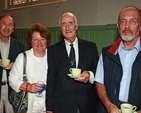 Bernard Farrell, Mary Cummins, Stanley McCamley and Sean Cummins at the Service to mark 450 years of Mail Transport on the Irish Sea at St Philip's Church in Milltown. Photo: David Wynne.