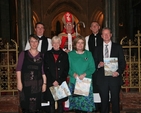 Revd David McDonnell, curate; Ven David Pierpoint, Archdeacon of Dublin; Archbishop John Neill; Anne Lodge, Co-ordinator of the course; pictured with the three Christ Church Cathedral group parishioners who completed the Archbishop's Certificate Course in Theology; Helen Gorman, Muriel O'Brien and Tony Carey.