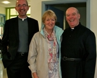 Dean Dermot Dunne, Celia Dunne and Archdeacon Ricky Rountree at the official opening of the new Powerscourt National School. 