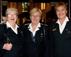 National Commissioner of Girls’ Brigade Ireland Isobel Henderson, President of Girls’ Brigade Ireland Margery McElhinney and Chairperson of the National Board of Girls’ Brigade Gillian Lesware at the annual Boys’ Brigade Founder’s Thanksgiving Service in St Ann’s, Dawson Street. 