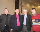 Pictured at an ecumenical gathering in St Joseph’s Carmelite Monastery in Malahide, Co Dublin are (left to right) Fr Gerry Tarham, RC Parish Priest of Malahide, the Bishop of Kilmore, Elphin and Ardagh, the Rt Revd Ken Clarke, Fr Miceál Comer, RC Parish Priest of Portmarnock and the Revd Dr Norman Gamble, Rector of Malahide.