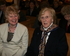 Pictured at the service to celebrate the centenary of the foundation of Stillorgan and Blackrock Mothers' Union branch are Ann Walsh, Diocesan President of the Mothers' Union and Betty Neill, wife of the Archbishop of Dublin, the Most Revd Dr John Neill.