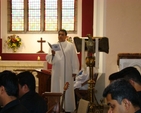 The Revd Dr Jacob Thomas reading one of the lessons at the service.