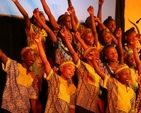 WATOTO Children's Choir in full voice in concert in Rathfarnham Parish Church.