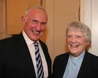 John Sharpe and the Revd Cecily West at the blessing and dedication of the newly refurbished Rectory in Tullow.