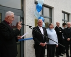 The Most Revd Dr John Neill, Archbishop of Dublin, blesses the official opening of Springdale National School's new building in Raheny.