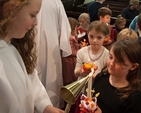 Children taking part in the Christingle Service in St Patrick’s Church, Dalkey.