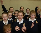 Members of the Girls Brigade after the annual GB Carol Service in Taney parish.