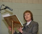 The Revd Adrienne Galligan (Crumlin and Chapelizod) seconding acceptance of the Diocesan Board of Education report at the Dublin and Glendalough Diocesan Synods in Christ Church, Taney.