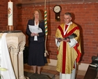 Archdeacon David Pierpoint dedicating the restored bell at All Saints’ Church, Grangegorman