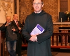 Canon Mark Gardner welcomes people to St Audoen’s Church, Cornmarket, for the launch of The Vestry Records of the Parish of St Audoen, Dublin, 1636–1702, edited by Maighréad Ní Mhurchadha.