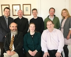 The Revd Patrick Comerford, Director of Spiritual Formation, pictured with his Bible Study group at the Church of Ireland Theological Institute. 