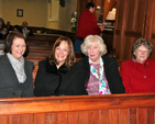 Denise Pierpoint, Anne Deane, Dorothy Hyland and Margaret Marshall attending the introduction service for Revd Anthony Kelly in St George’s Church, Balbriggan. 