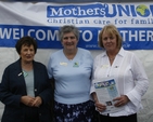 Pictured outside the Mothers' Union stall were Avril Gillatt, Area President; Jean Denner, Diocesan Enterprise Representative; and Susan Cathcart, All-Ireland Marketing Co-ordinator.
