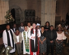 Discovery Parish Links members with the Archbishop of Dublin following their commissioning in Christ Church Cathedral.