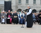 Archbishop Michael Jackson leads the Christian Prayer at the National Day of Commemoration Ceremony in Collins Barracks. (photo: Patrick Hugh Lynch)