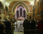 The procession at the close of the All Saints Grangegorman Patronal Festival Solemn Sung Eucharist.