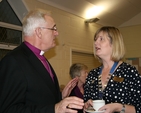 Pictured at the reception after the Mothers' Union Festival Service were the Most Revd Dr John Neill, Archbishop of Dublin and Joy Gordon, Mothers' Union Diocesan President of Dublin & Glendalough.
