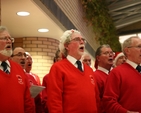 A section from the Dublin Welsh Male Voice Choir. The Choir entertained patients and staff in Tallaght Hospital with a selection of seasonal Christmas Carols and some Welsh songs.